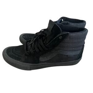 Black Vans Off the Wall sneakers high tops size mens 13